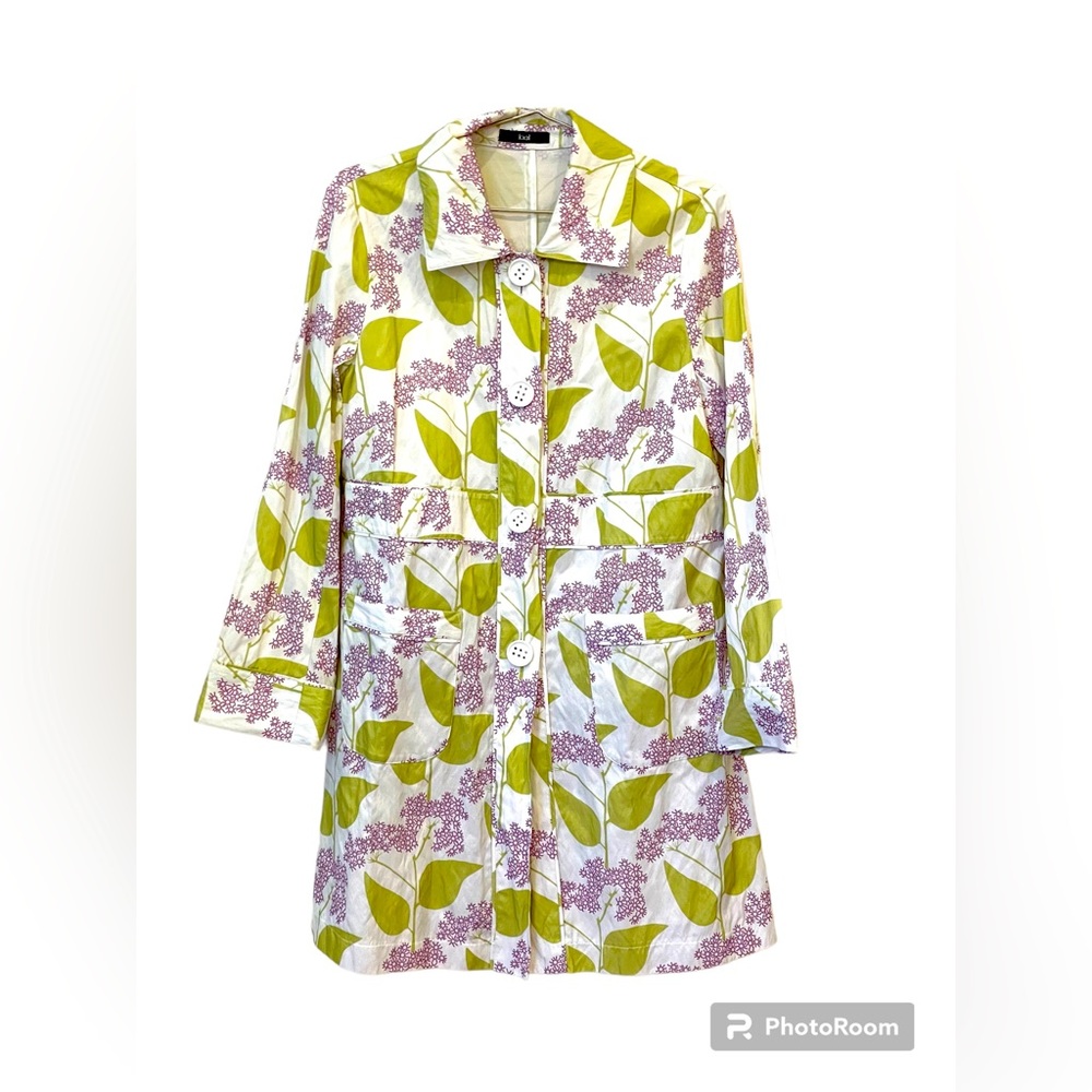 Lilac print spring/summer topper